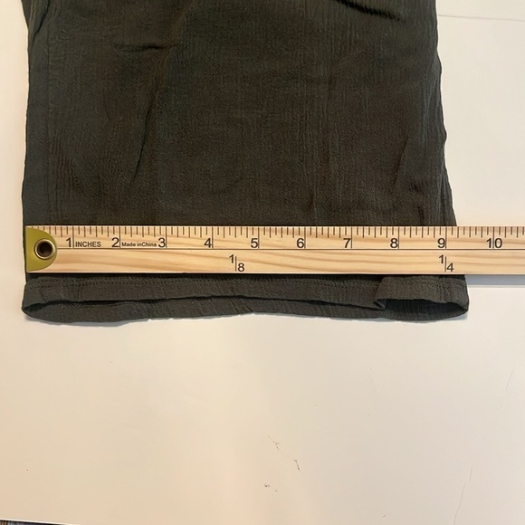 Three Dots Women’s Green Pull-On Relaxed Fit Pants Size L - Picture 8 of 12